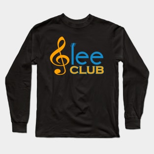 Glee Club Yellow and Blue T Shirt Long Sleeve T-Shirt